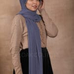 Evening Blue Premium Chiffon Hijab Image