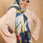 Ocean Eyes Premium Cashmere Hijab Image