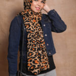 Cheetah Chiffon Printed Hijab Image
