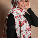 Blossom Chiffon Printed Hijab Image