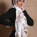 Sakura Chiffon Printed Hijab Image