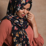 Althea Chiffon Printed Hijab Image