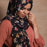 Althea Chiffon Printed Hijab Image