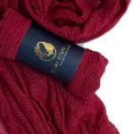 Raspberry Crinkled Cotton Hijab Image