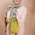 Lime Lite Premium Cotton Maxi Tassel Hijab Image