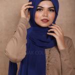 Cobalt Premium Chiffon Hijab Image