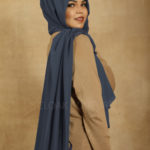 Dutch Blue Premium Chiffon Hijab Image