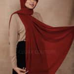 Terracotta Premium Chiffon Hijab Image