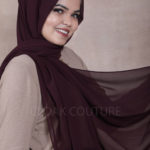 Plum Premium Chiffon Hijab Image