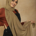Latte Premium Chiffon Hijabs Image