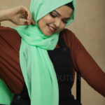 Mint Premium Chiffon Hijab Image