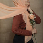 Melon Premium Chiffon Hijab Image