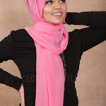 Fairy Pink Premium Chiffon Hijabs Image