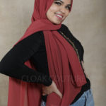Auburn Premium Chiffon Hijab Image