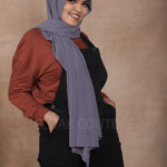 Blueberry Premium Chiffon Hijab Image