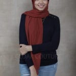 Scarlet Premium Chiffon Hijab Image