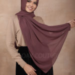 Dusty Purple Premium Chiffon Hijab Image
