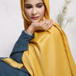 Gold Dust Luxe Silk Hijab Image