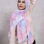 Aurora Tie Dye Jersey Hijab Image