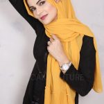 Alphonso Pleated Pearl Hijab Image