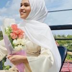 Pearl White Premium chiffon Hijab Image