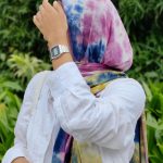 Pandora Tie Dye Jersey Hijab Image