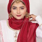 Nubia Rhinestone Georgette Hijab Image