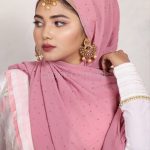Zara Rhinestone Georgette Hijab Image