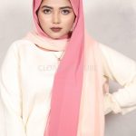 Cotton Candy Ombre Georgette Hijab Image