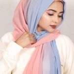 Unicorn Ombre Georgette Hijab Image