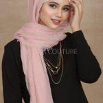 Cherry Blossom crinkled Cotton Hijab Image