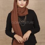 Cookie Crinkled Cotton Hijab Image