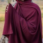 Wine Ribbed Jersey Hijab Image