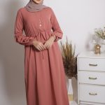Alaina Drawstring No-Iron Abaya / Dress Image
