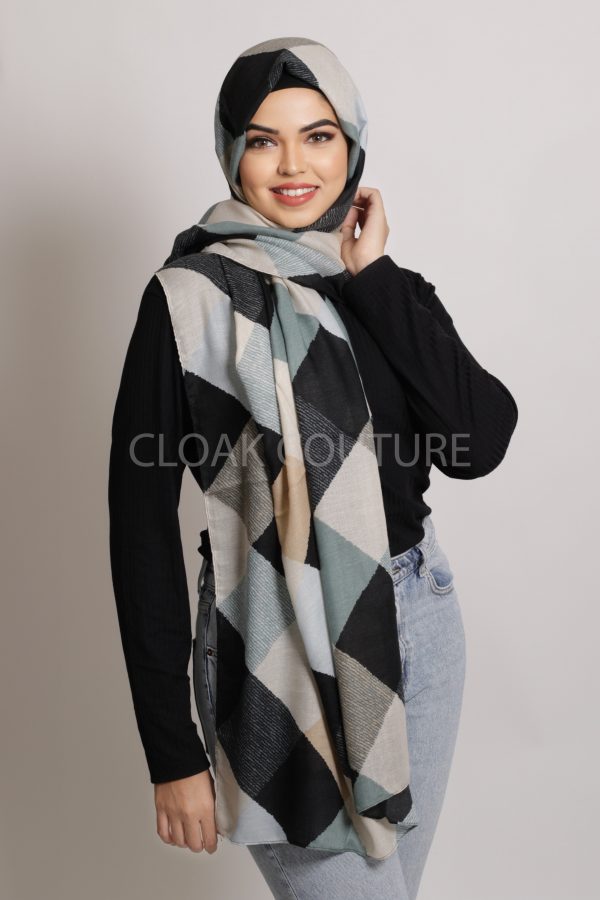 Tinkerbell Colorblock Premium Viscose Hijab