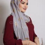 Renet Foil Print Hijab Image