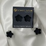 Black Star shaped No Snag Magnetic Pin ( set of 1) Image