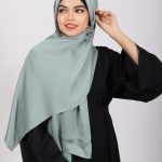 Frozen Mint Turkish Silk Hijab Image