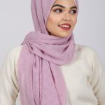 Spring Turkish Rhombus Embossed Hijab Image