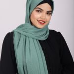 Sea Shimmer Chiffon Hijab Image