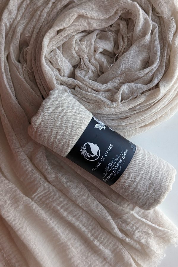 Wool Crinkled Cotton Hijjab