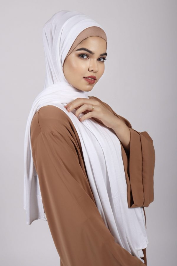 White Premium Jersey Hijab