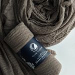 Mountain Grey Crinkled Cotton Hijab Image