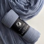 Chalkblue Crinkled Cotton Hijab Image