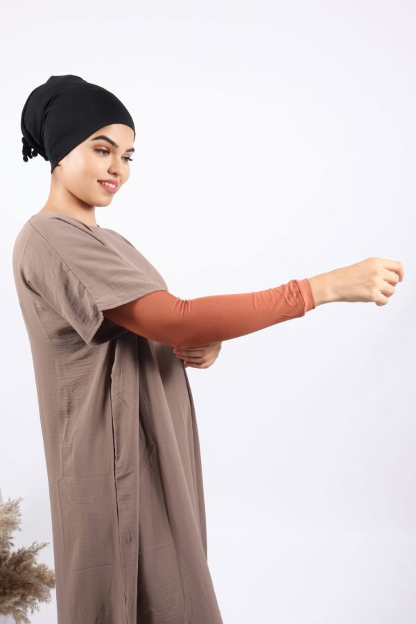 Nude brown Arm Covers (1 pair)