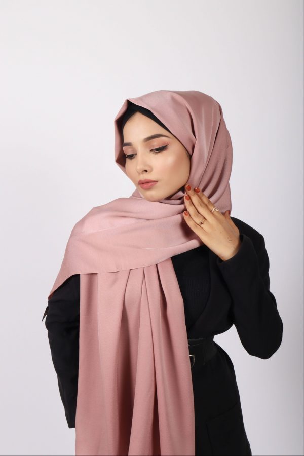 Rose Gold Turkish Satin Hijab