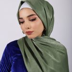 Spring Velvet Chiffon Hijab Image