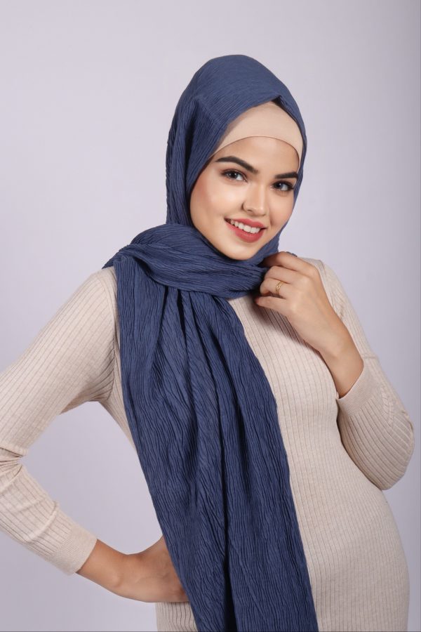 Jean Ribbed Cotton Hijab