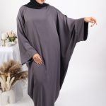 Farasha Kaftan Abaya - Grey Image