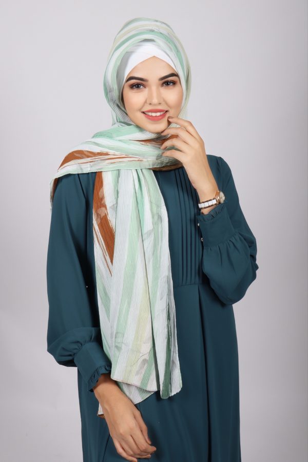 Ophelia Pleated Printed Hijab